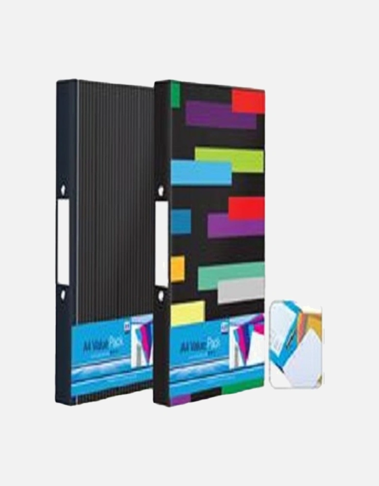 Striped A4 Ring Binder (Pack of 2)