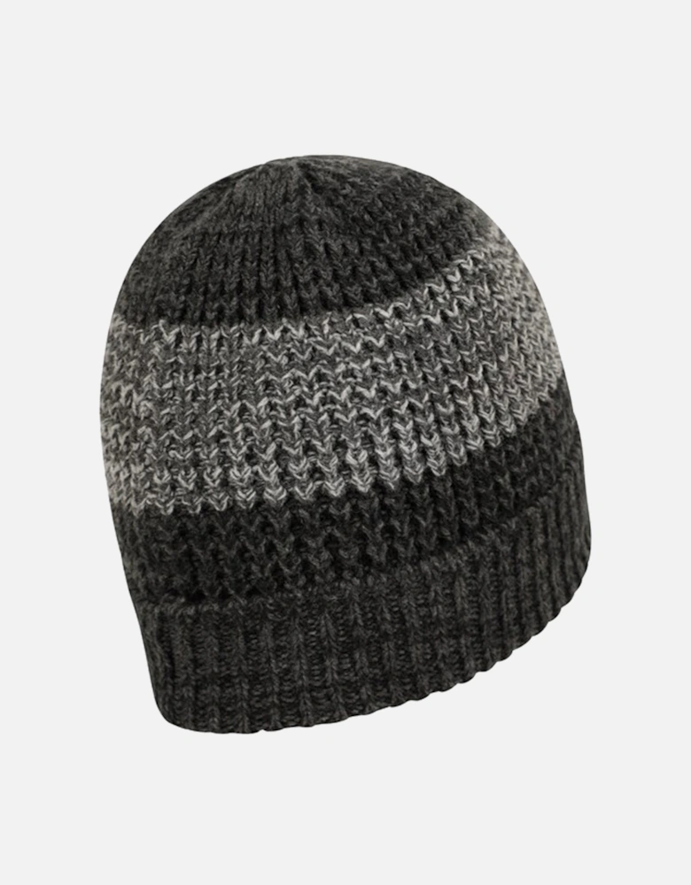 Mens Thermal Two Tone Melange Beanie