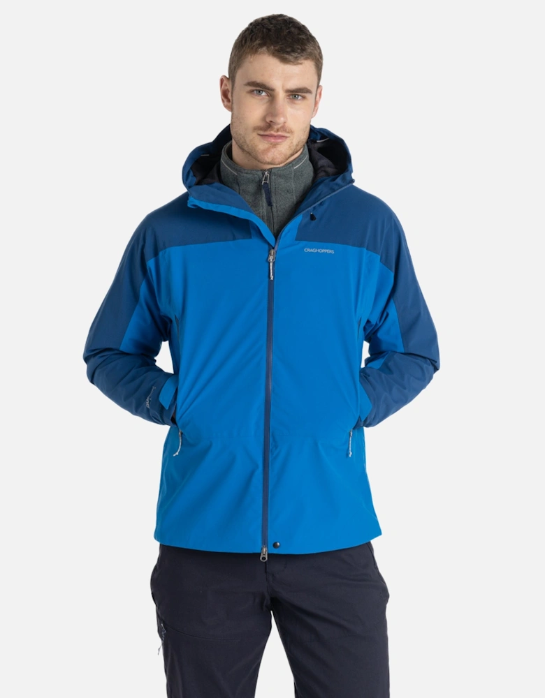 Mens Gryffin Contrast Panel Waterproof Jacket