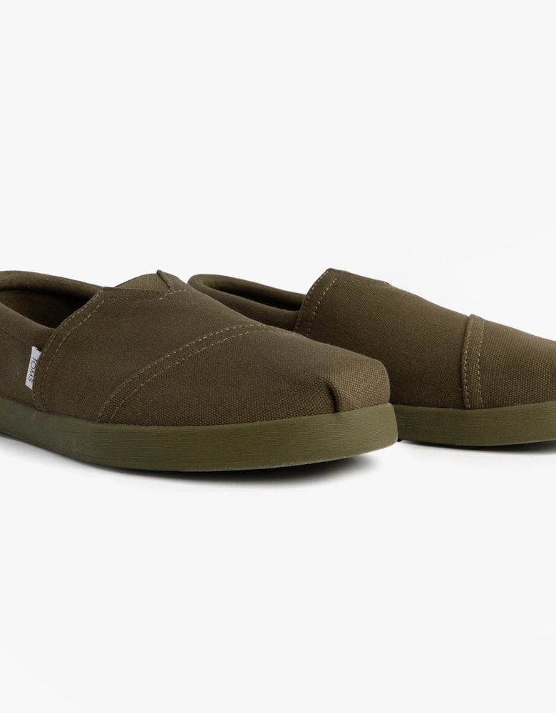 ALP FWD Mens Cotton Espadrille Olive