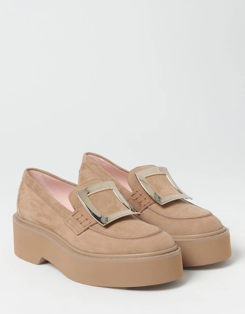 Viv Run Suede Platform Loafers
