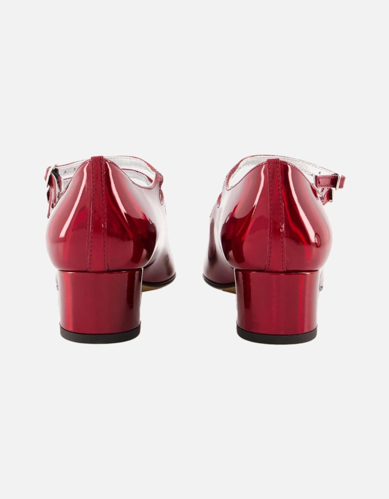 Patent Leather Mary Janes with Triple Buckles