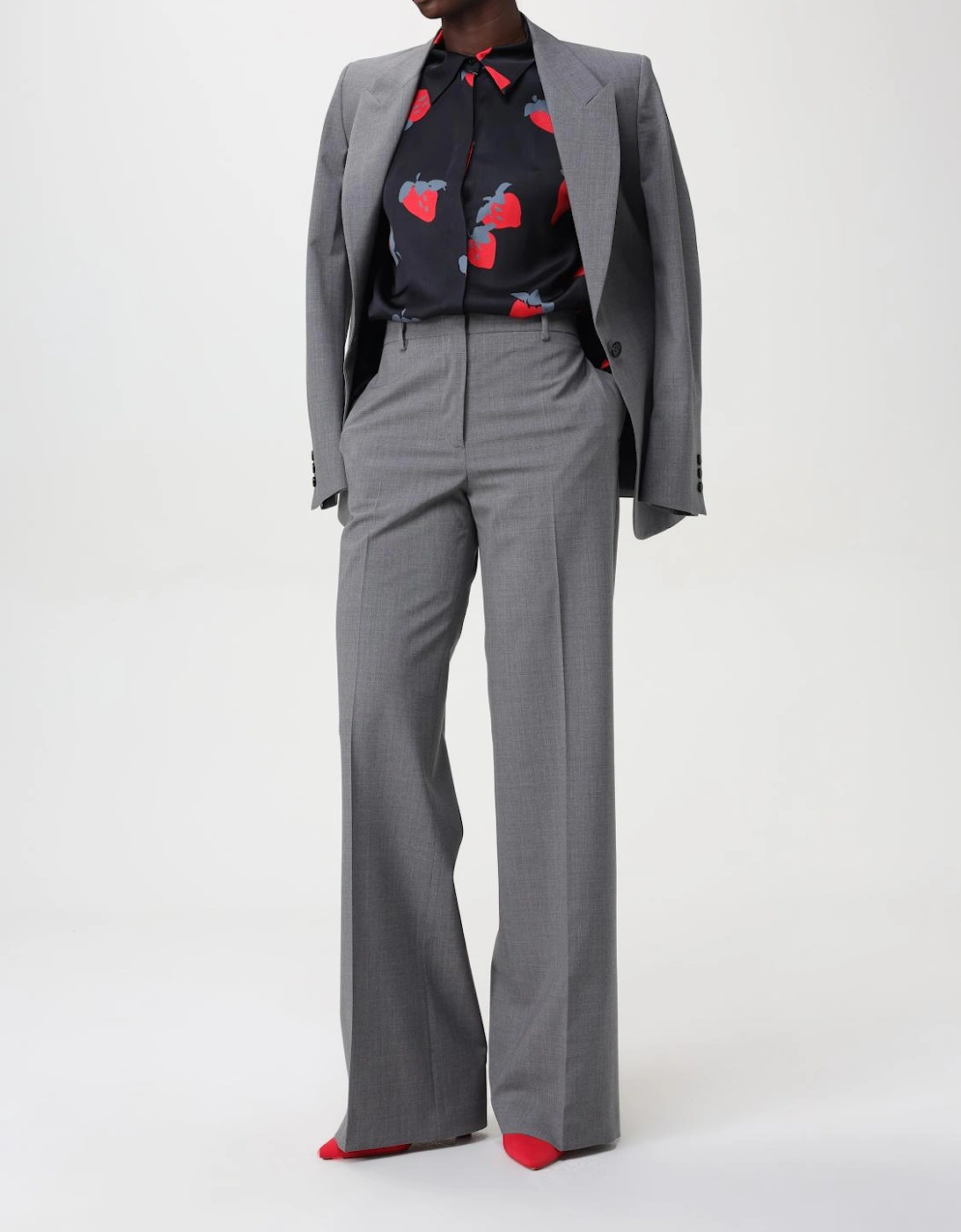 Tailored Wide Leg Trousers