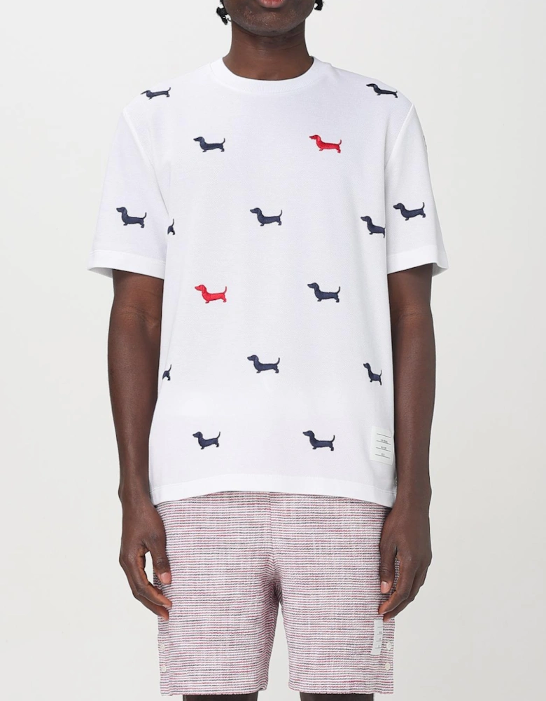 Dachshund Print Short Sleeve Tee