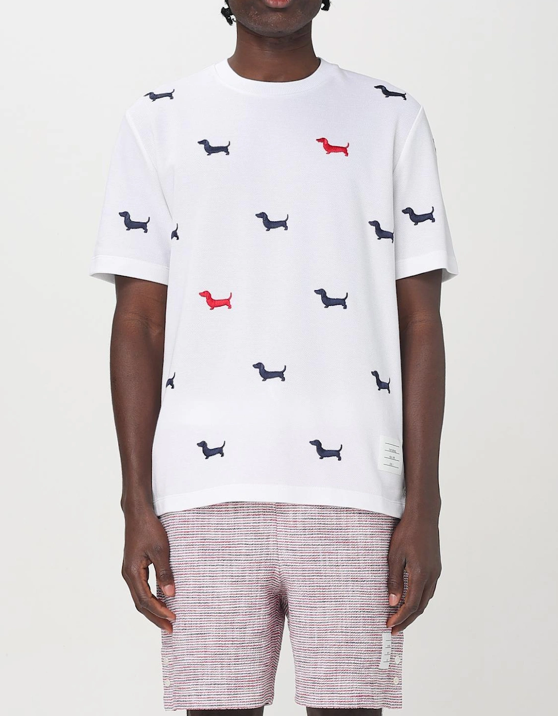 Dachshund Print Short Sleeve Tee