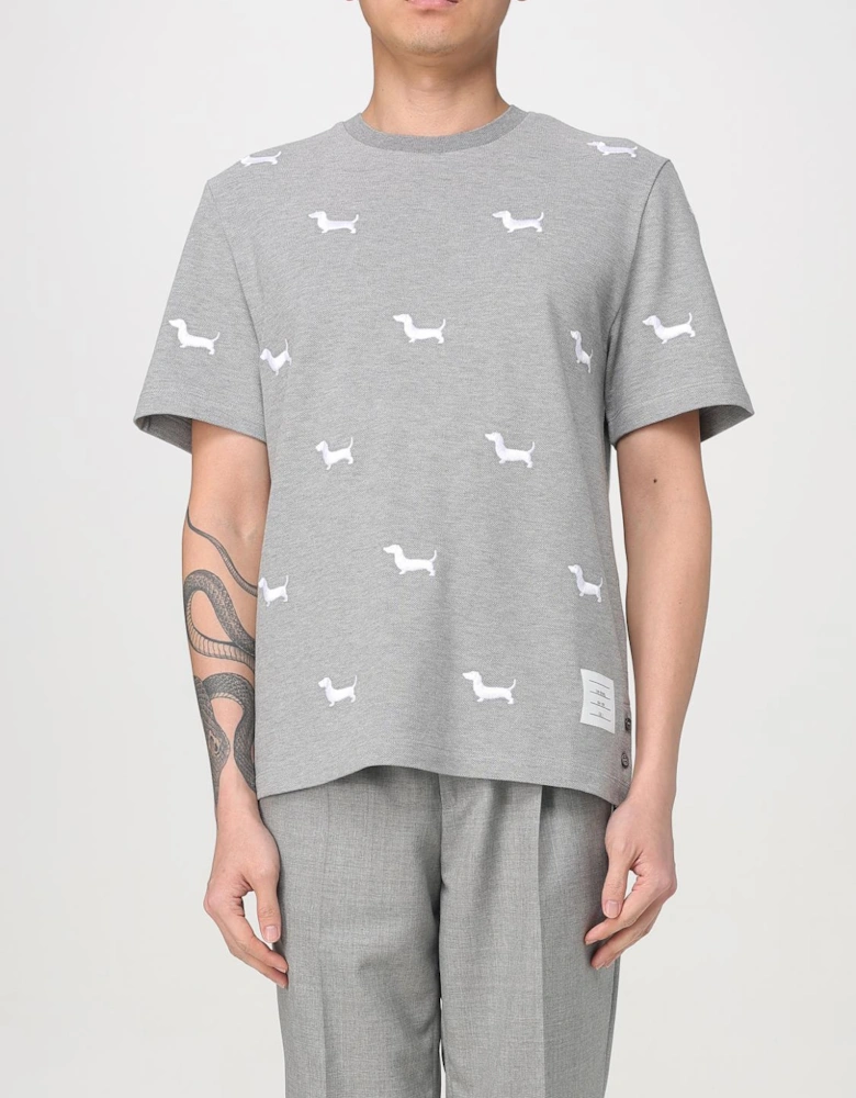 Dachshund Print Short Sleeve Tee