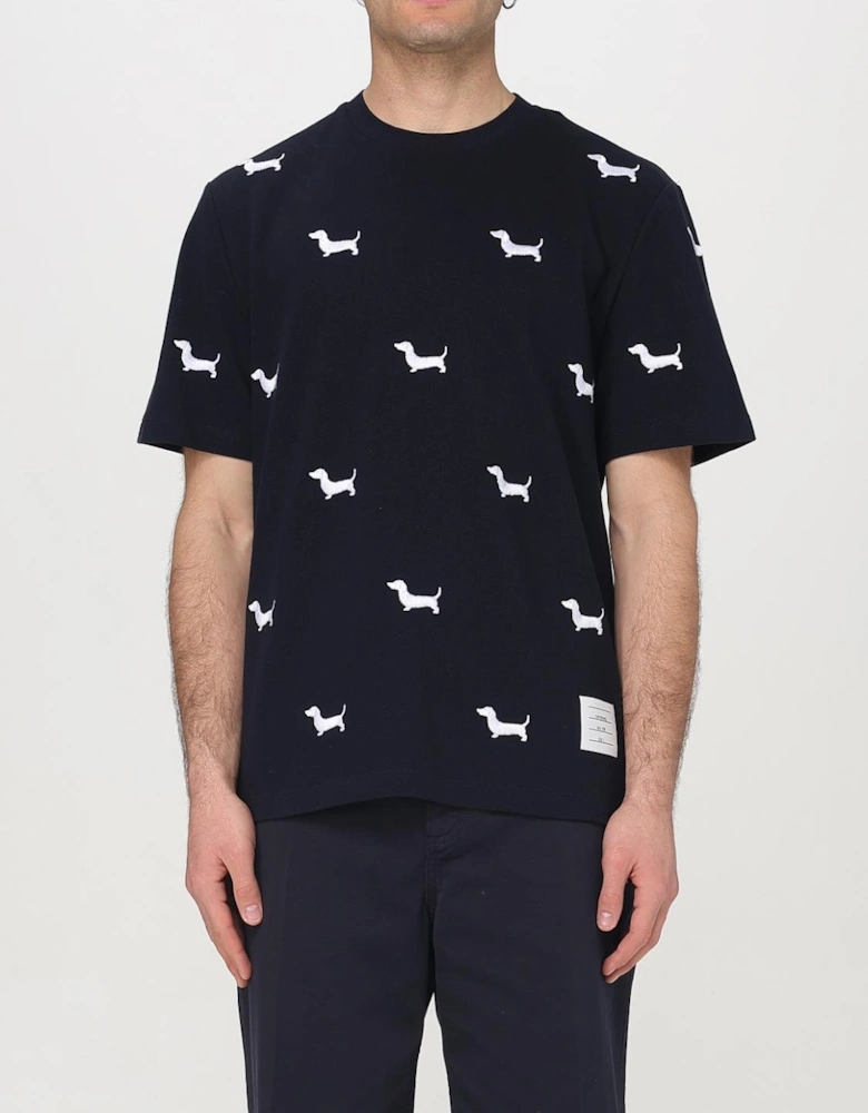 Dachshund Print Short Sleeve Tee