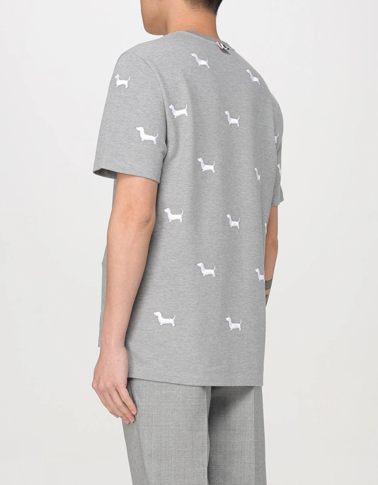 Dachshund Print Short Sleeve Tee