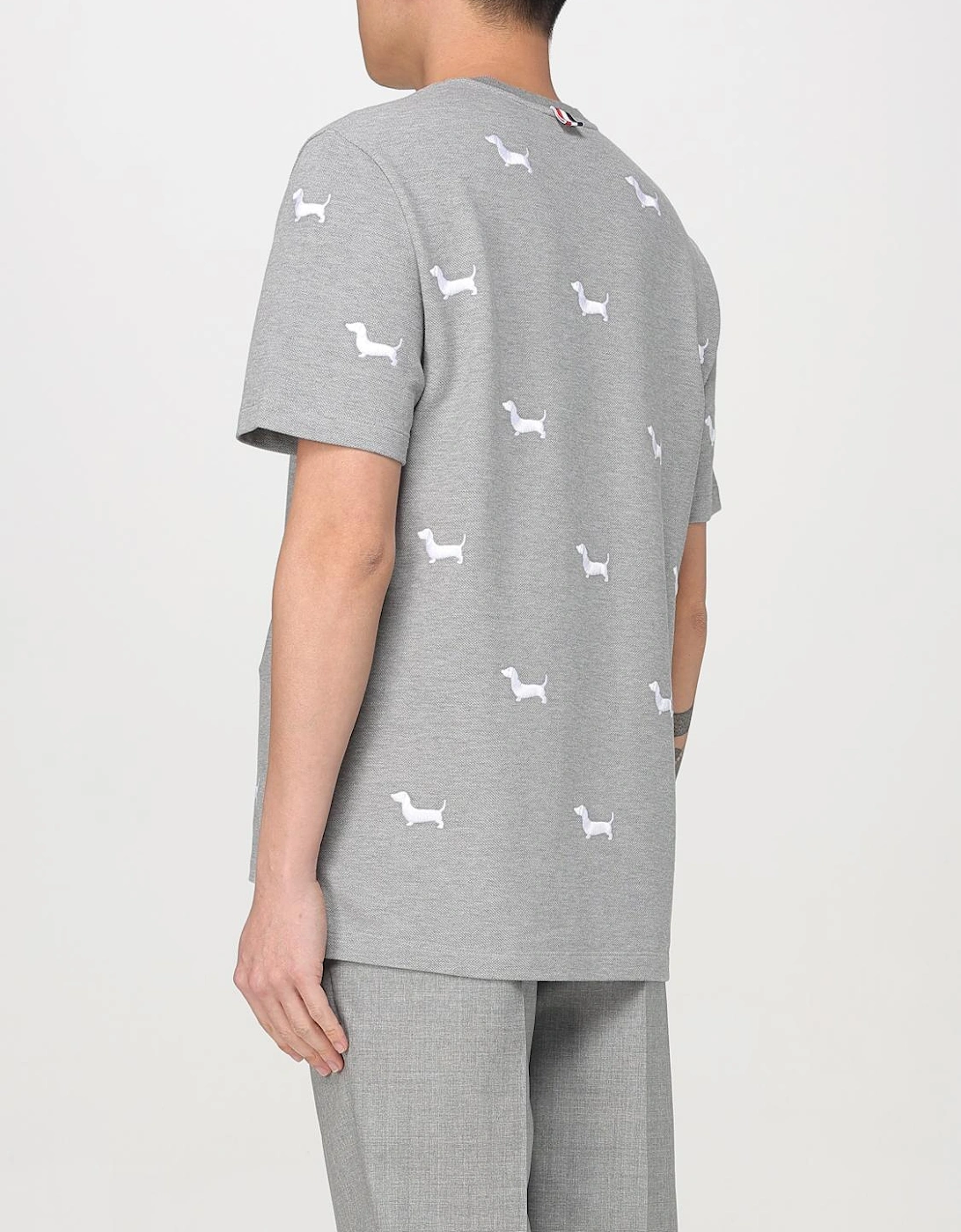 Dachshund Print Short Sleeve Tee