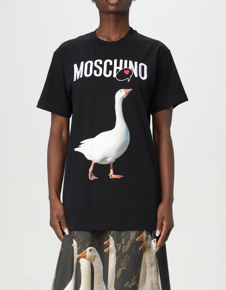 Goose Print TShirt Graphic Tee