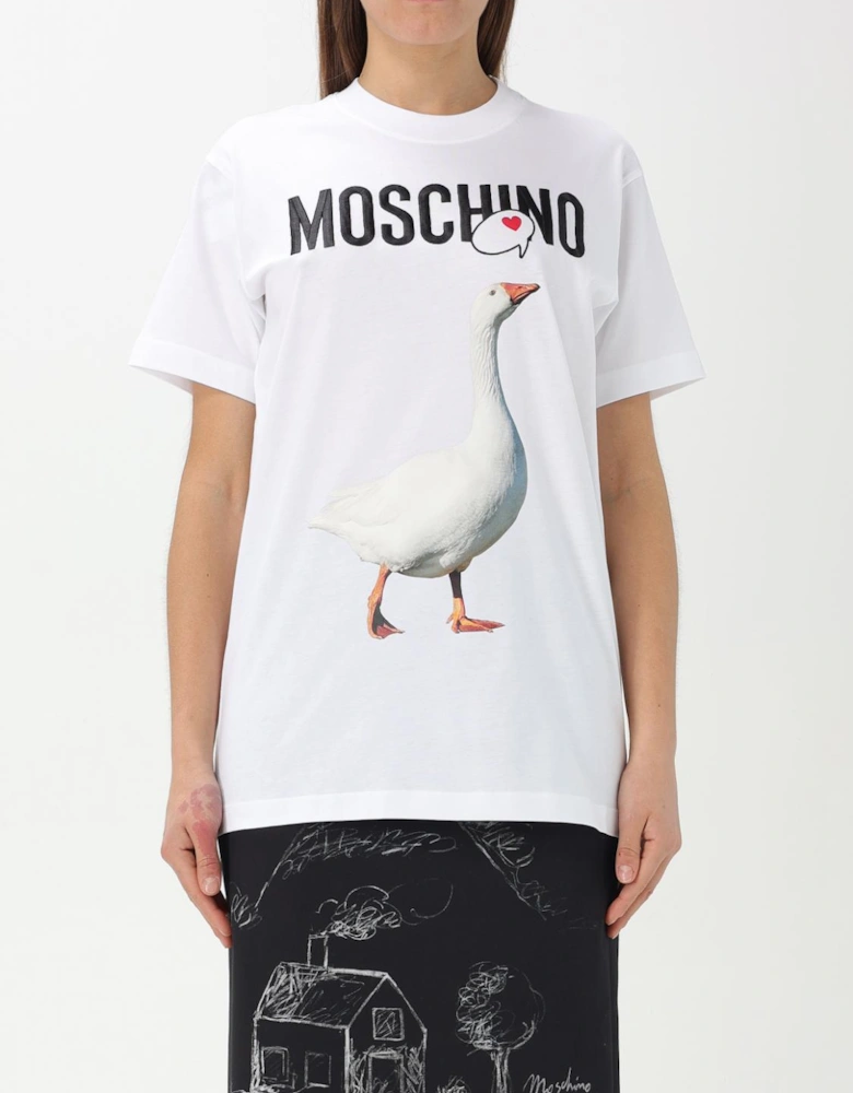 Goose Print TShirt Graphic Tee