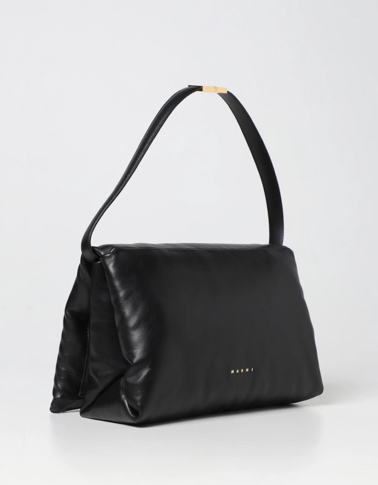 Padded Leather Shoulder Bag