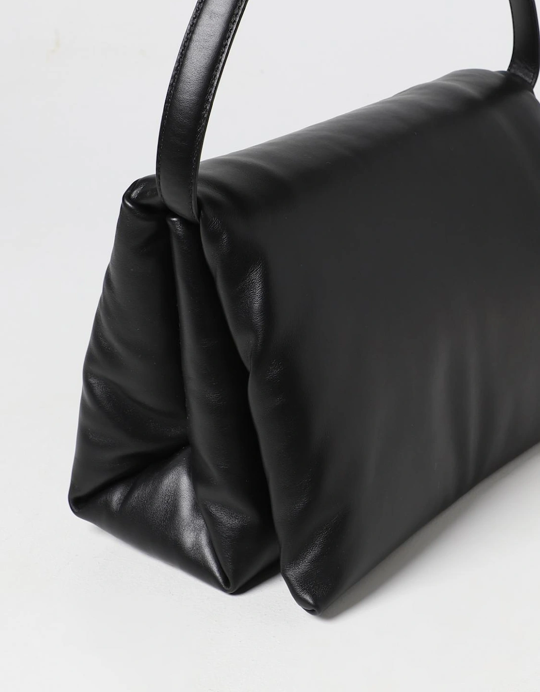 Padded Leather Shoulder Bag
