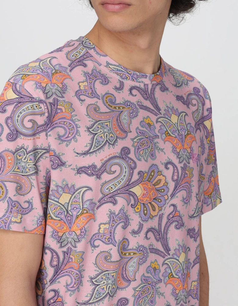 Paisley Print Short Sleeve Tee