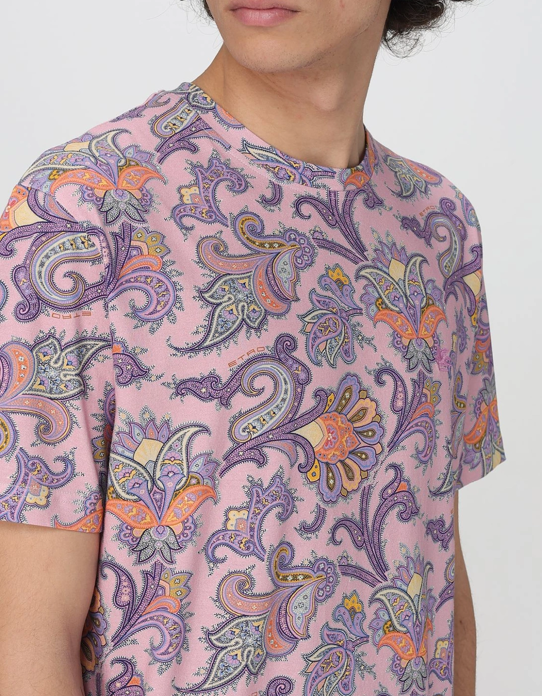 Paisley Print Short Sleeve Tee