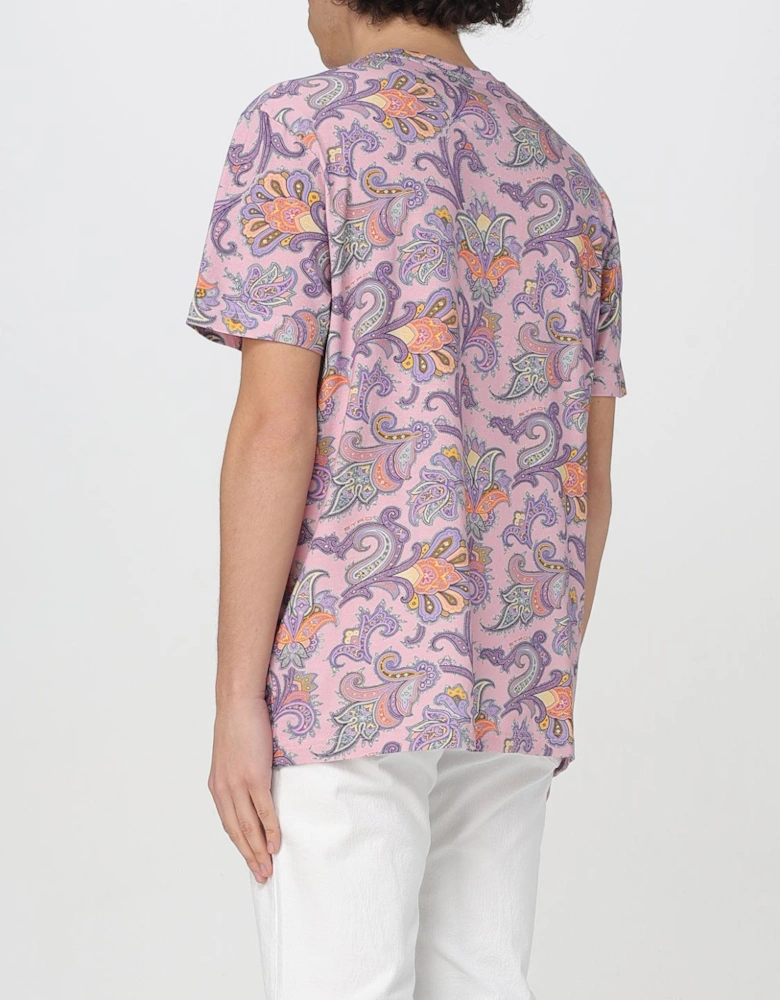 Paisley Print Short Sleeve Tee