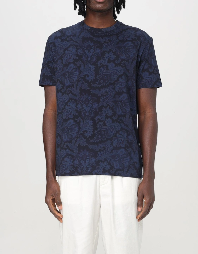 Paisley Print Short Sleeve Tee
