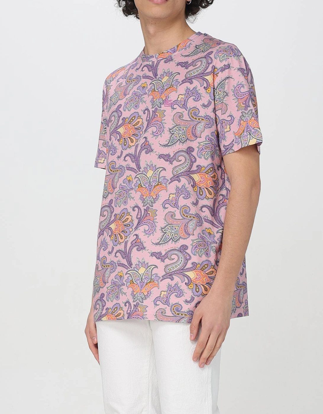 Paisley Print Short Sleeve Tee