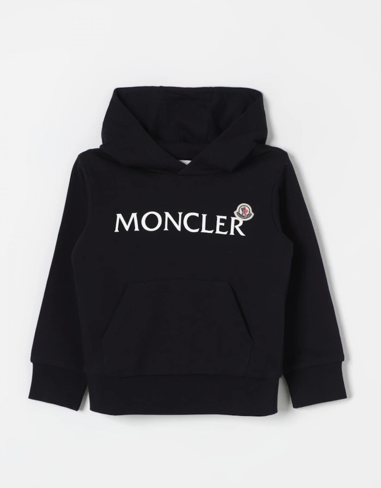 Kids Hooded Sweatshirt Logo Print