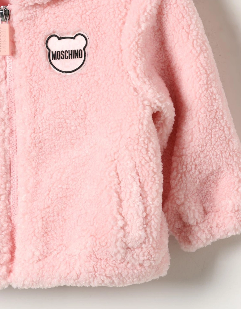 Kids Teddy Hooded ZipUp Jacket