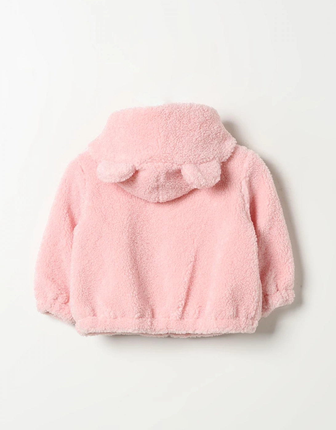 Kids Teddy Hooded ZipUp Jacket