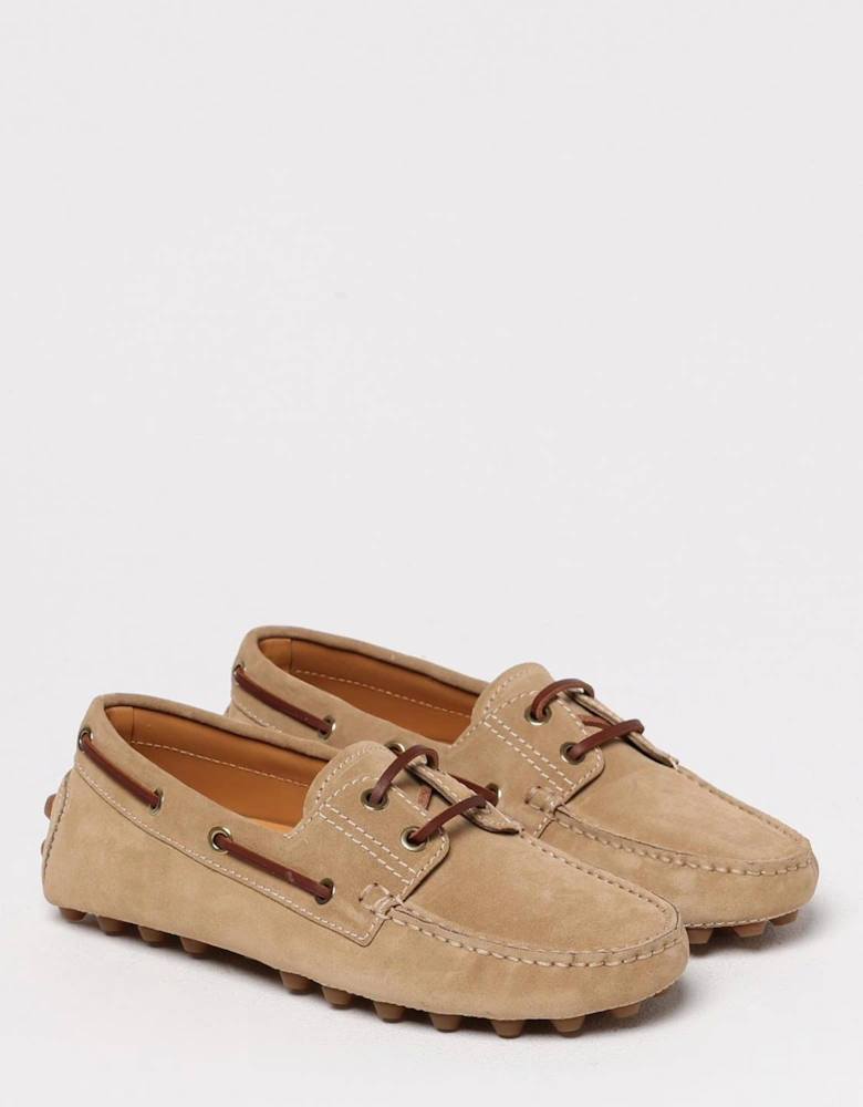 Suede Leather Boat Shoes