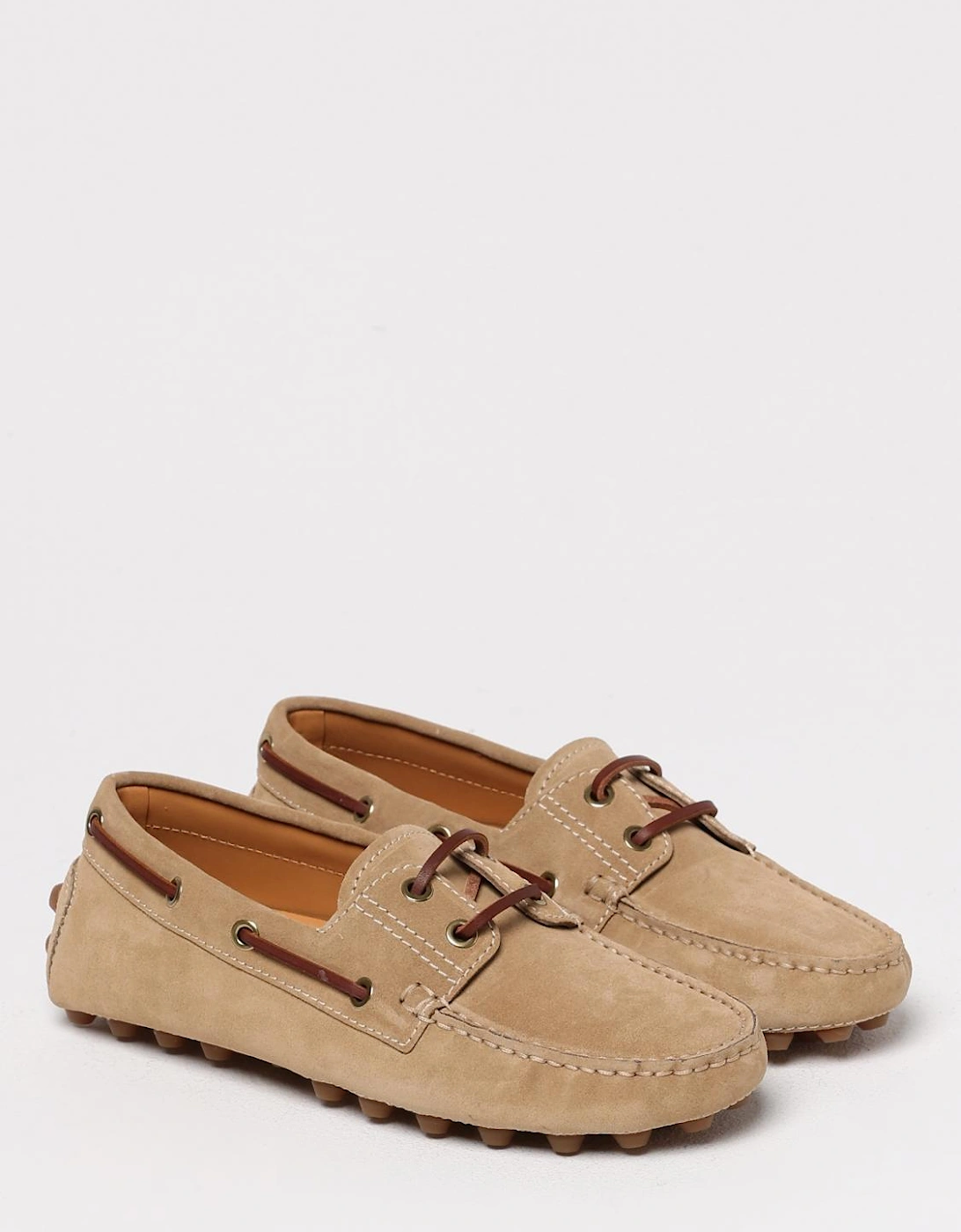 Suede Leather Boat Shoes