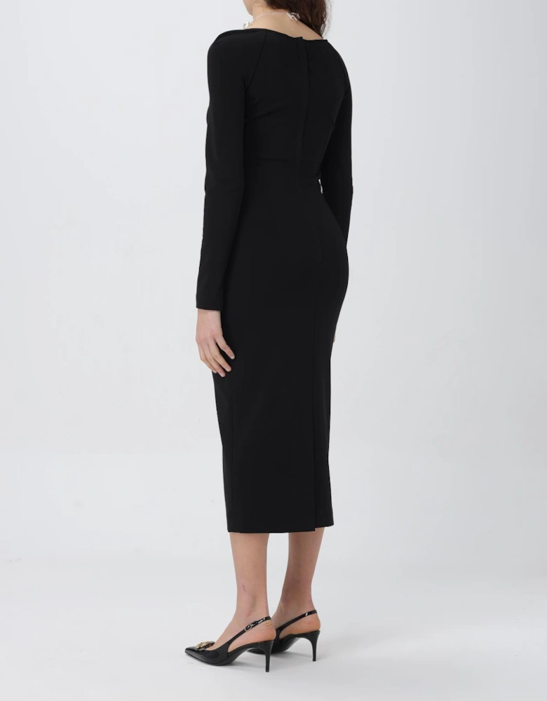 Midi Square Neck Bodycon Dress