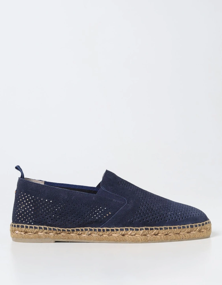 Perforated Suede Espadrilles SlipOn