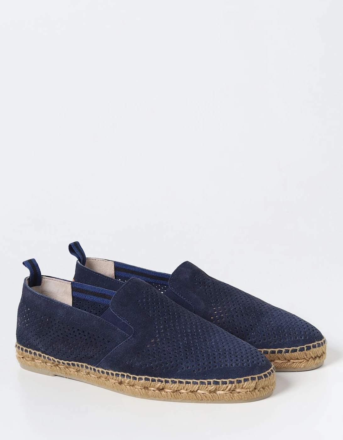 Perforated Suede Espadrilles SlipOn