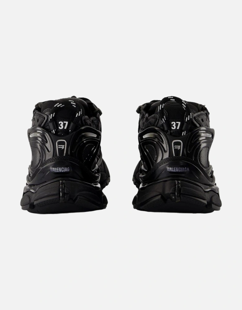 Runner Ripstop Synthetic Sneakers with Lace-Up Closure