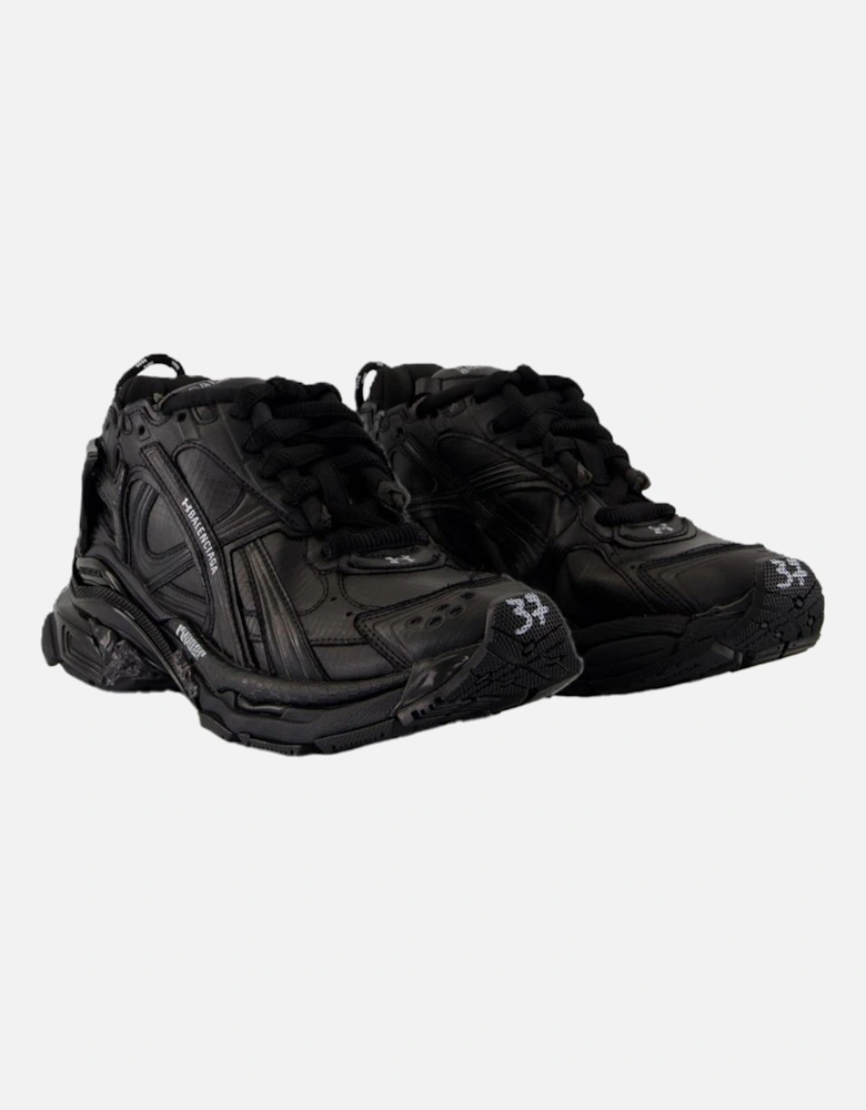 Runner Ripstop Synthetic Sneakers with Lace-Up Closure