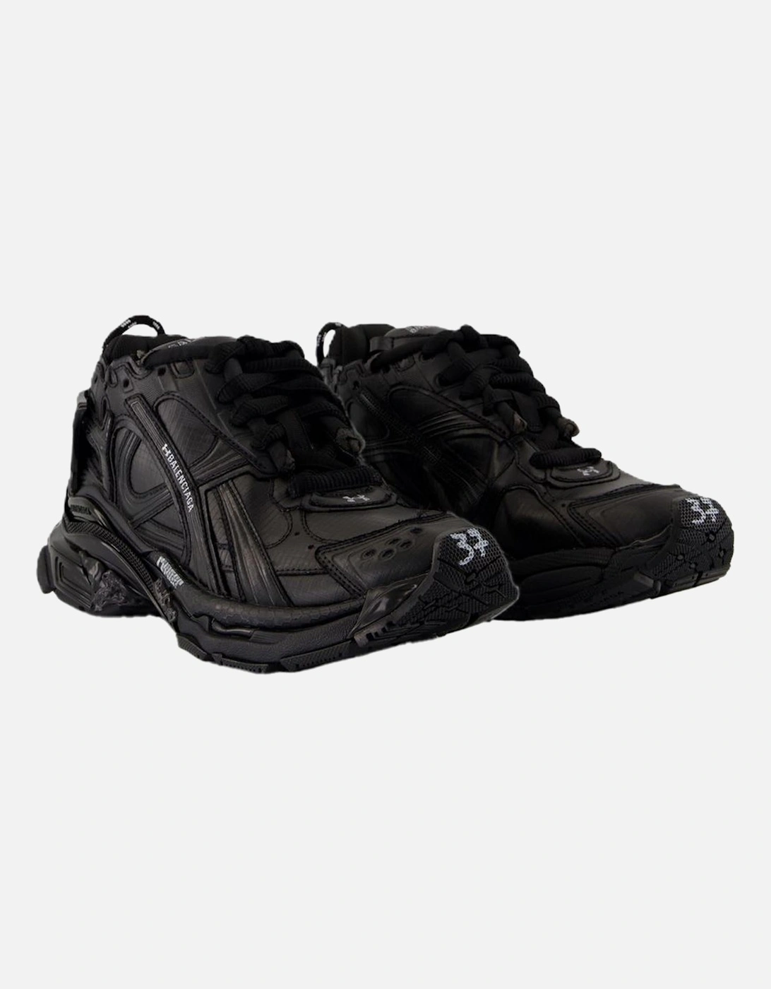 Runner Ripstop Synthetic Sneakers with Lace-Up Closure