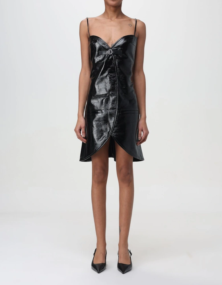 Patent Leather Mini Dress