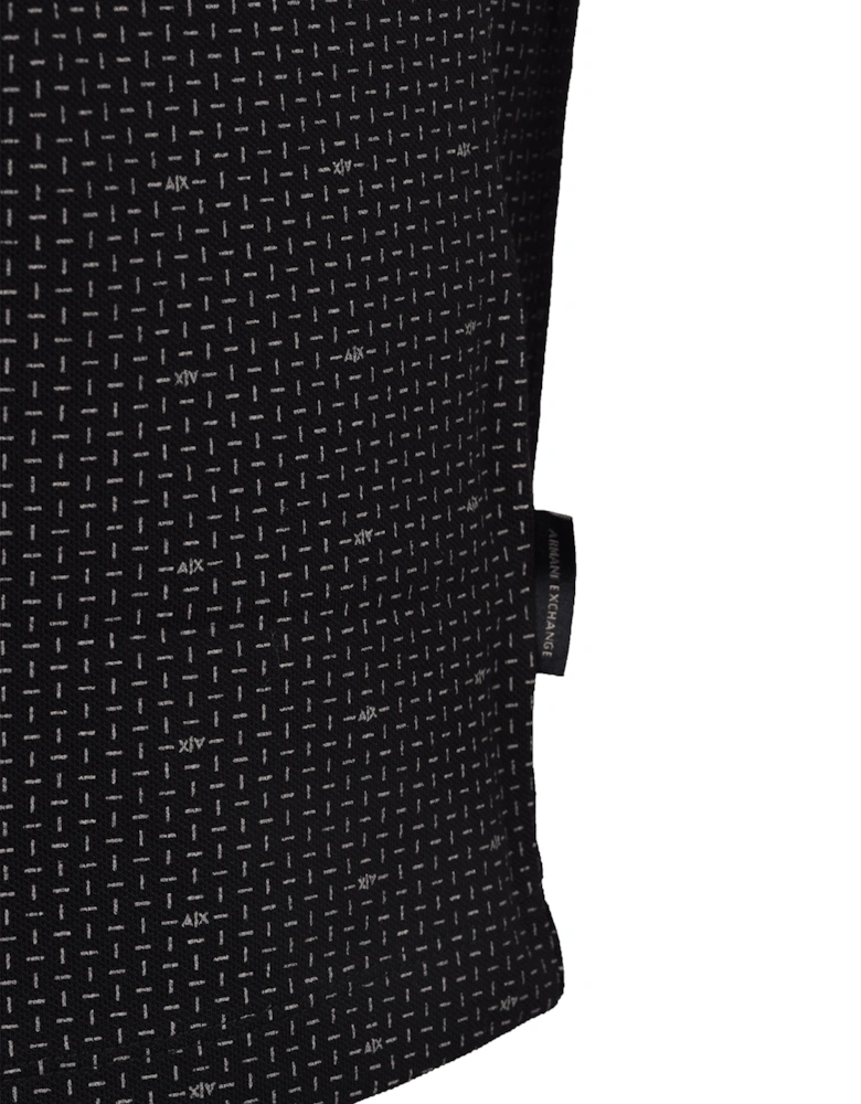 Polo Shirt Black/Pattern