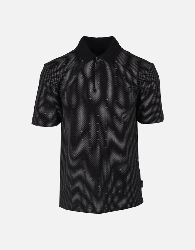 Polo Shirt Black/Pattern