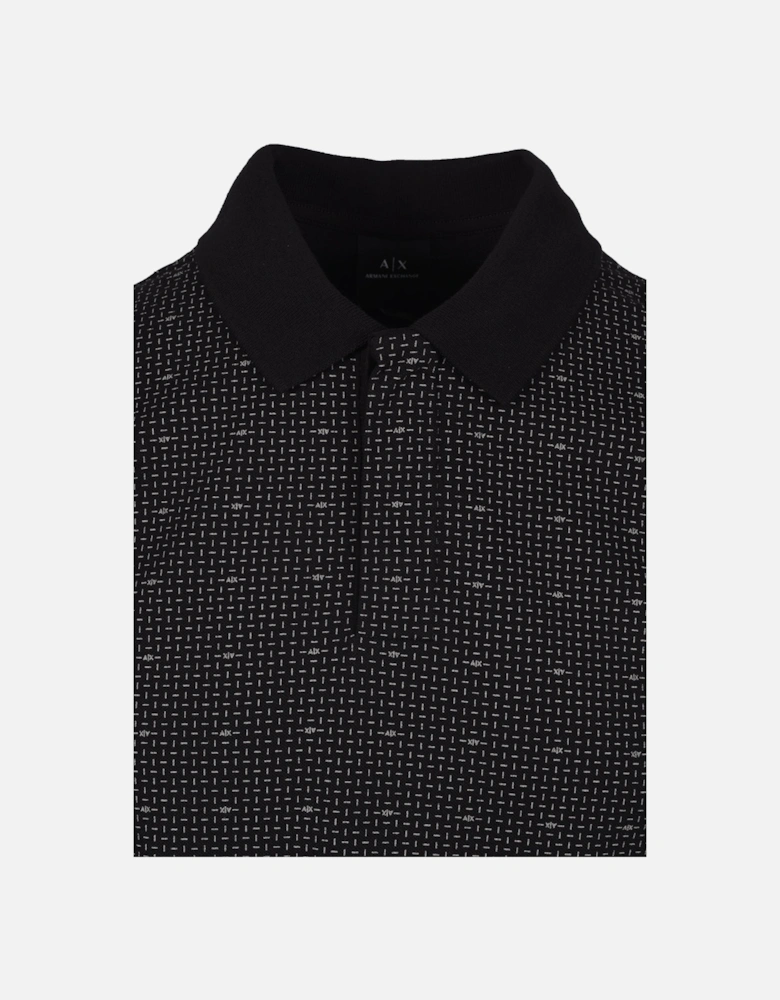 Polo Shirt Black/Pattern