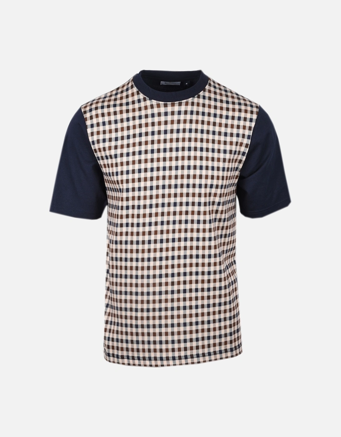 Side Club Check T-Shirt Navy, 4 of 3