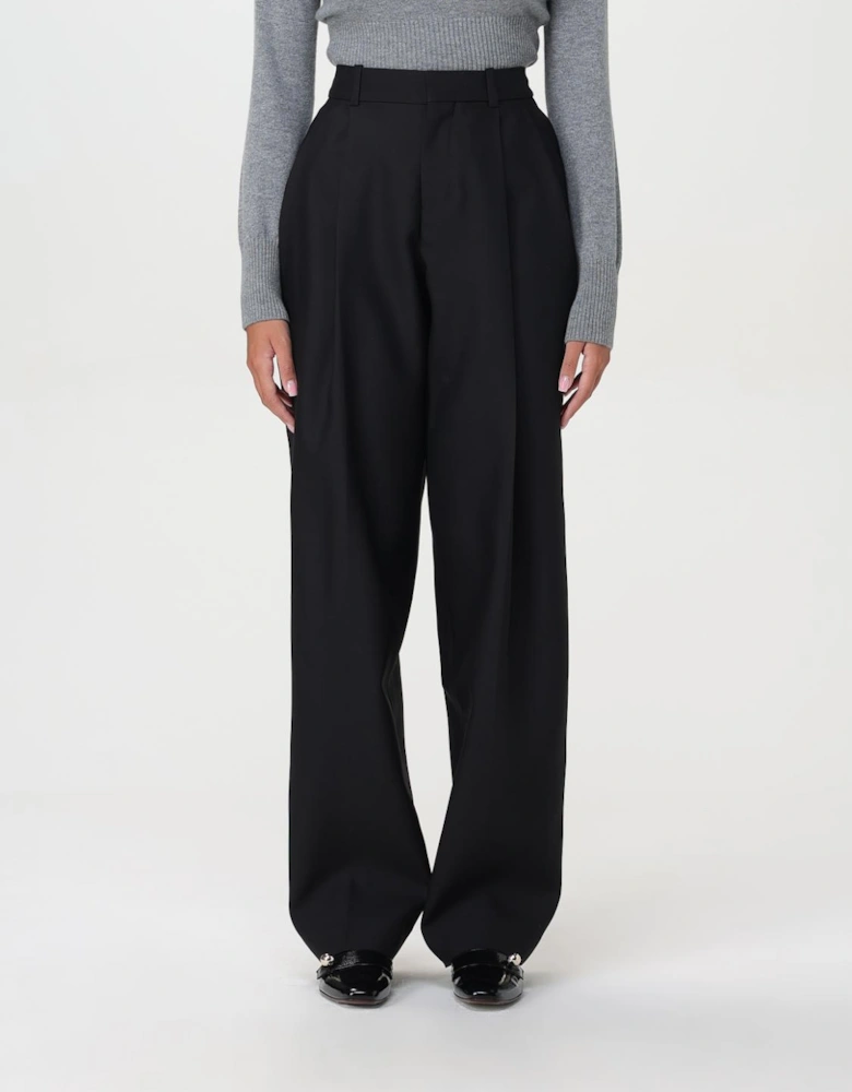 Camille HighWaisted Pleated Trousers