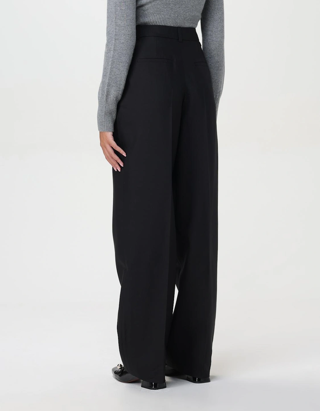Camille HighWaisted Pleated Trousers