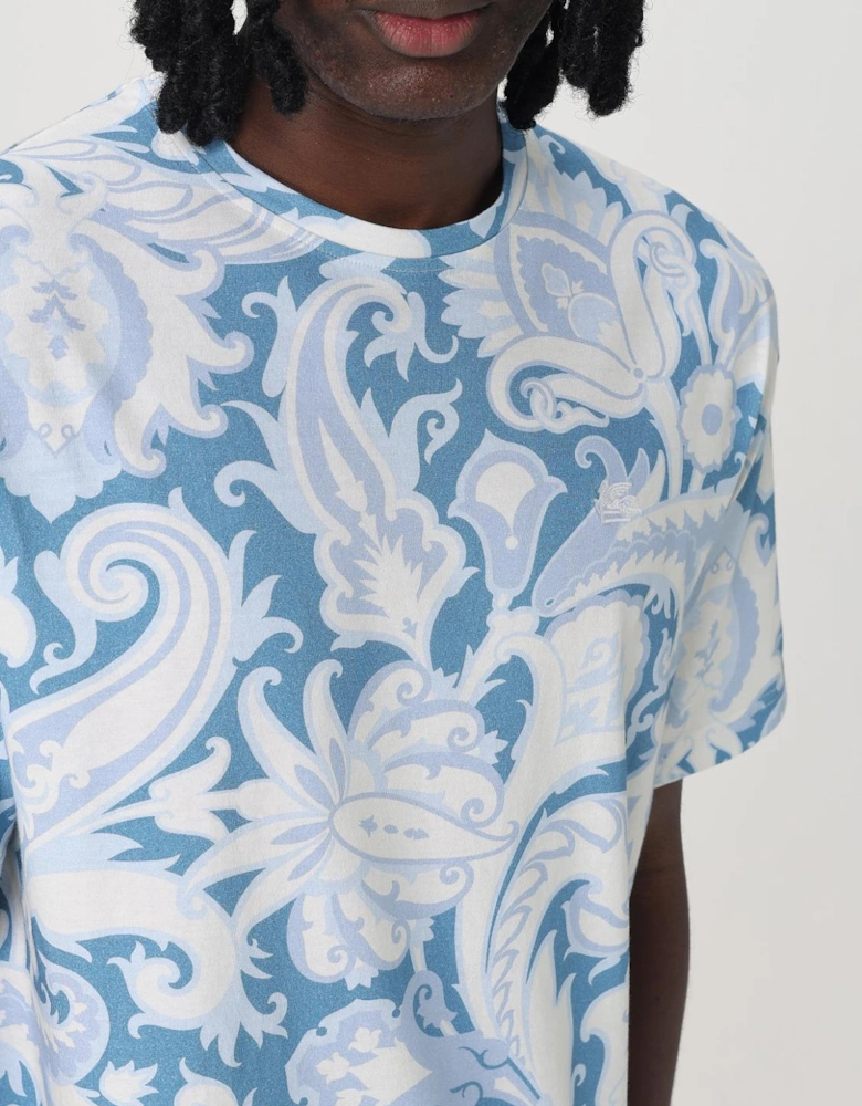 Paisley Print Cotton TShirt