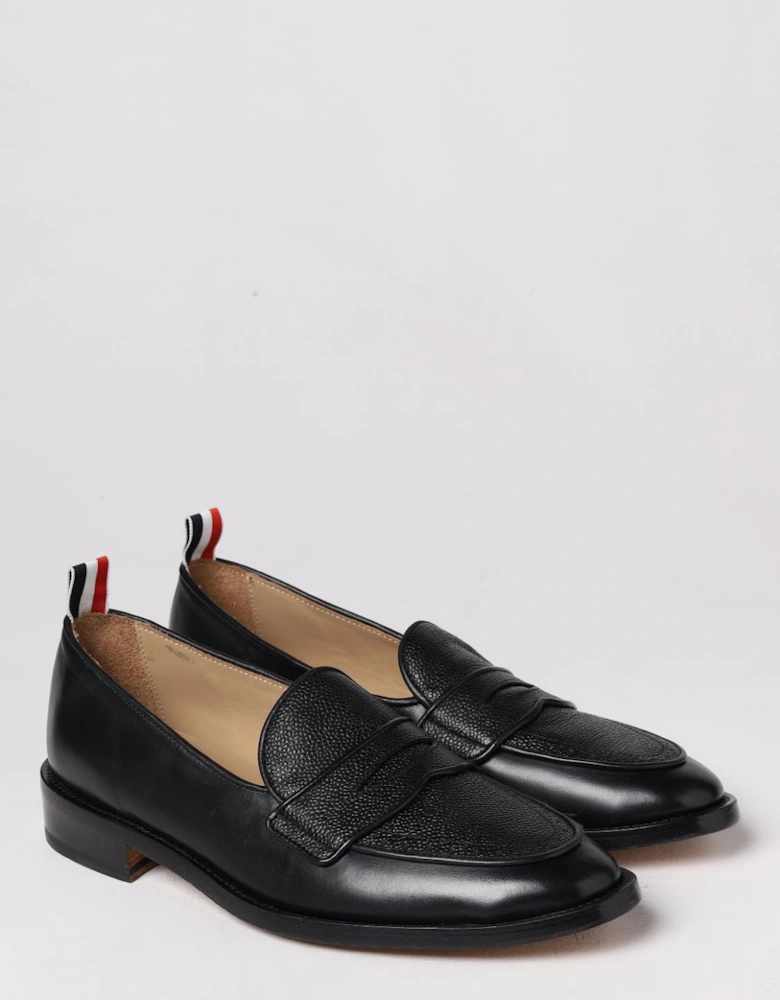Pebble Grain Leather Loafers