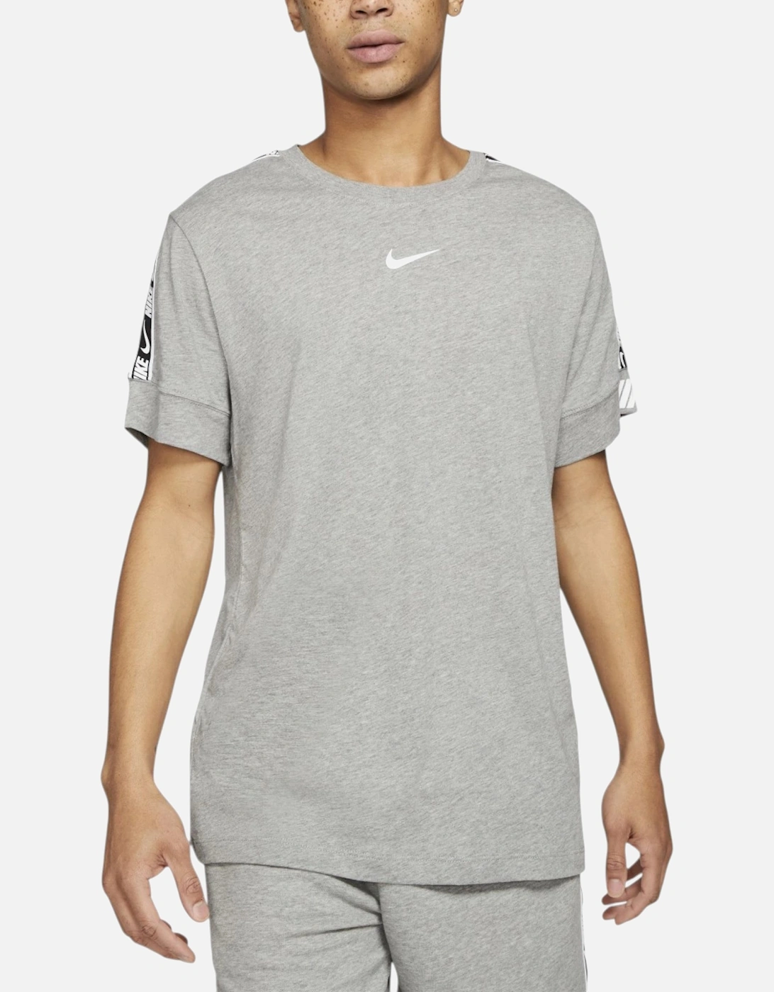 Tracksuit Mens T Shirts Tape Shorts Set NSW Repeat Terry Shorts Cotton Tee