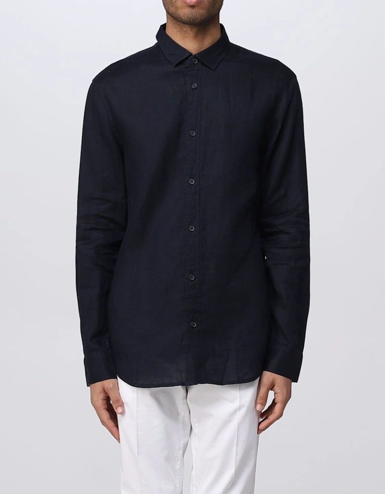 Linen Shirt Long Sleeve Button