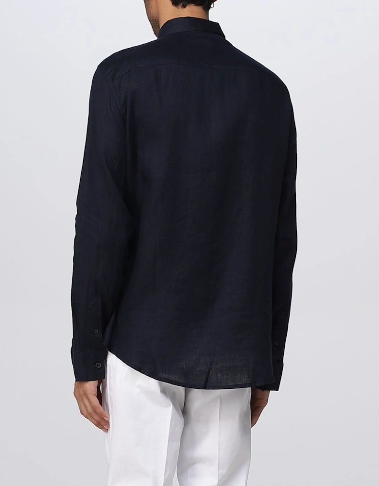 Linen Shirt Long Sleeve Button