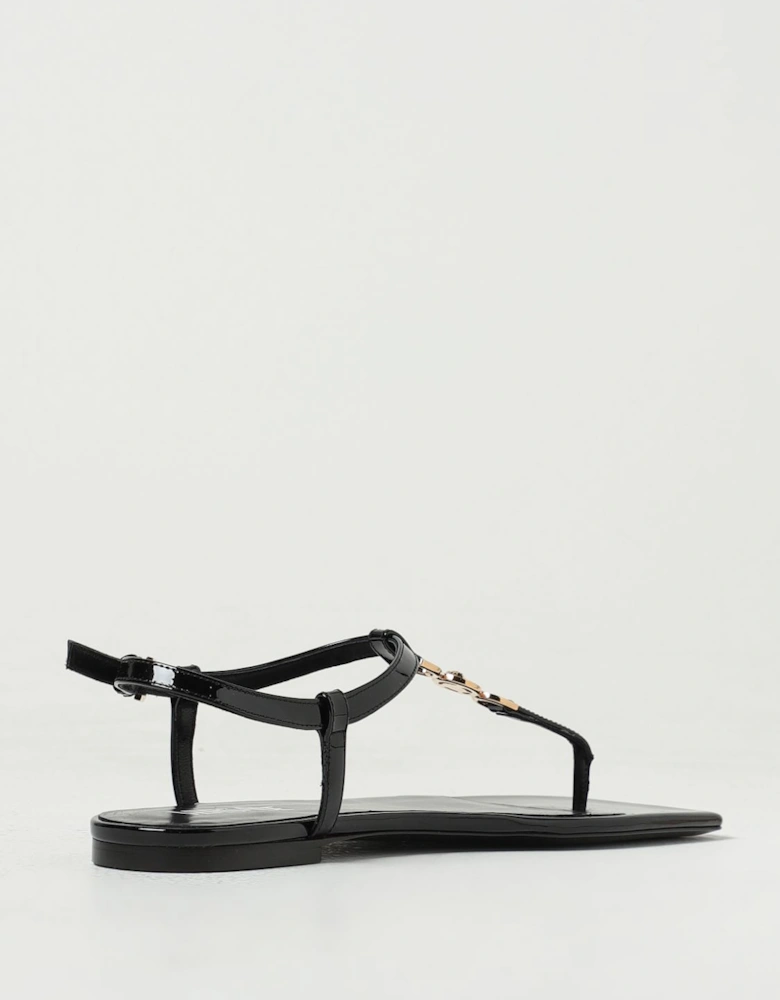 Flat Patent Leather Sandals
