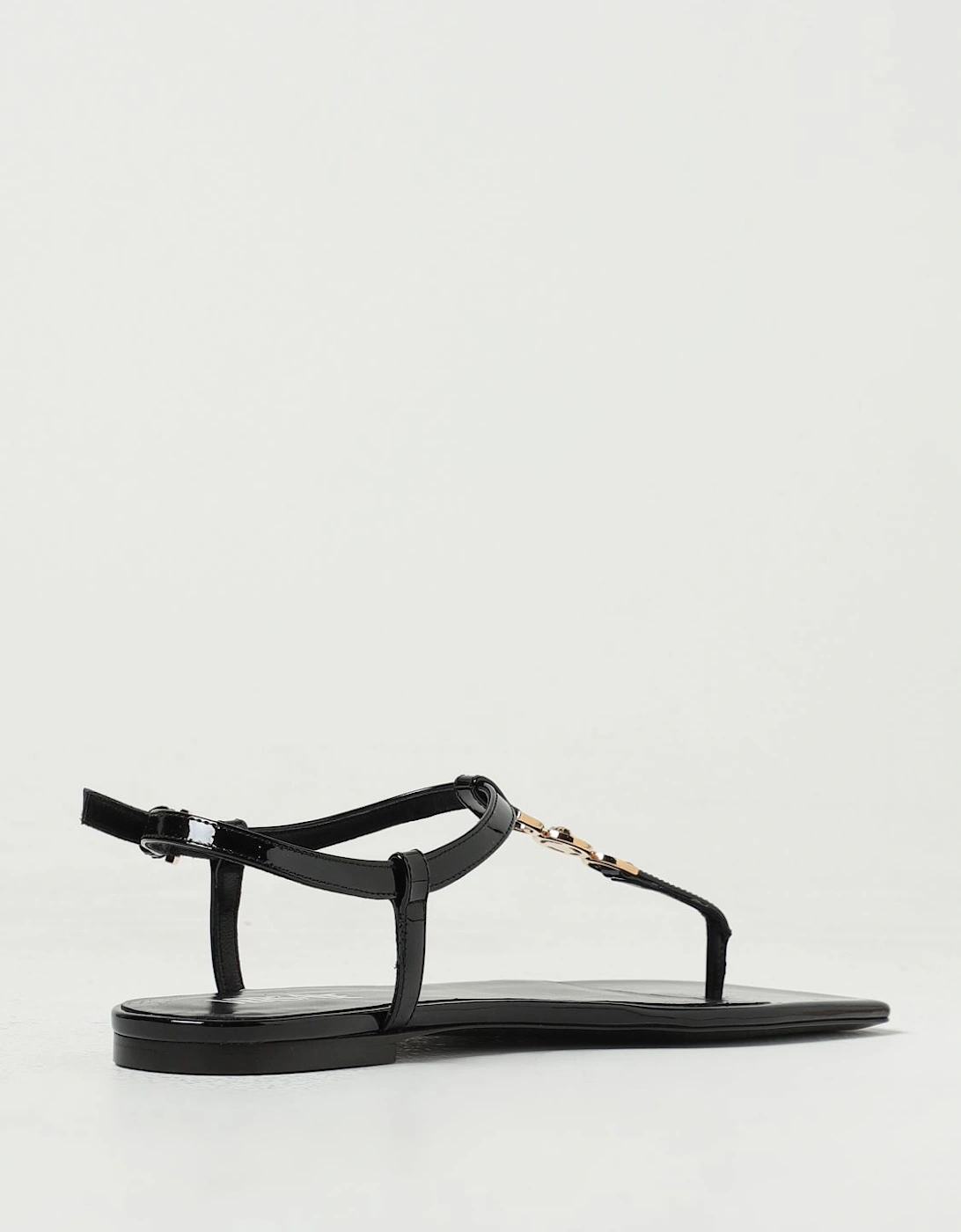 Flat Patent Leather Sandals