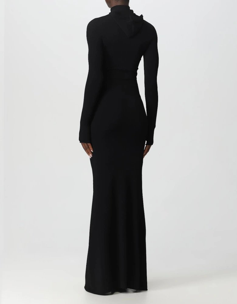 Maxi Dress Long Sleeves Slim Fit