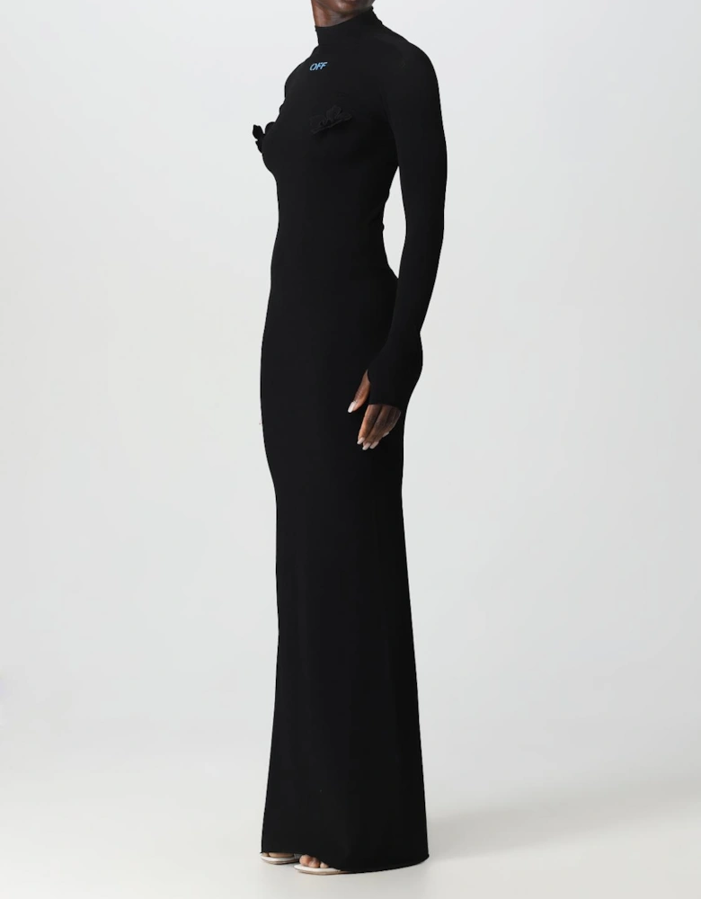 Maxi Dress Long Sleeves Slim Fit