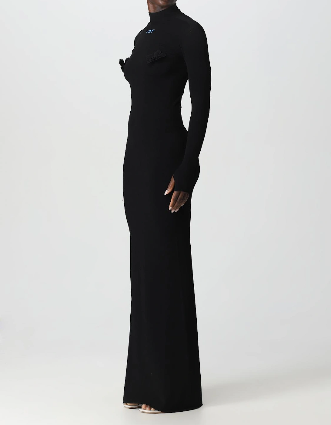 Maxi Dress Long Sleeves Slim Fit